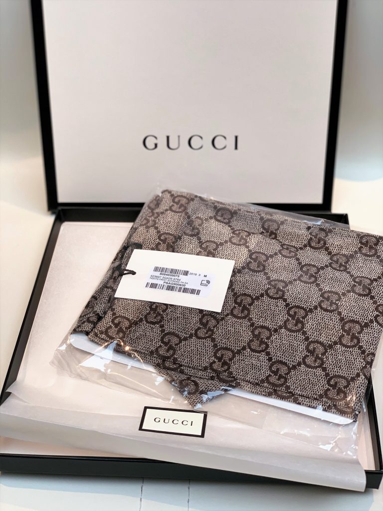 Gucci GG tights in a box