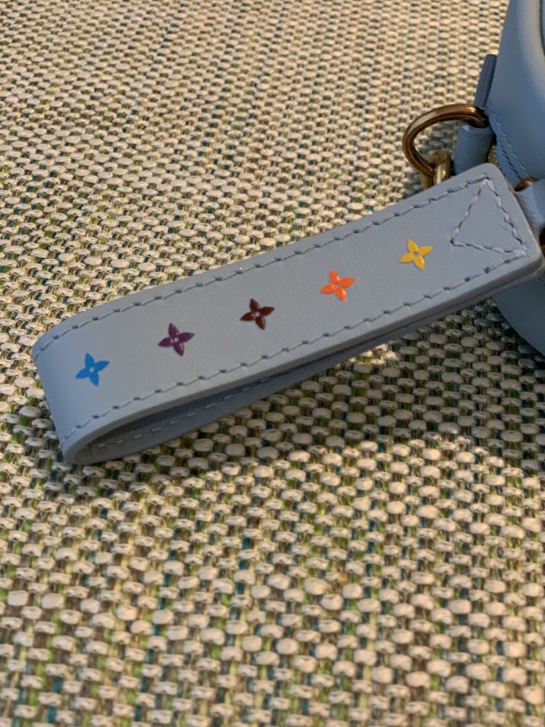 Louis Vuitton new wave camera bag back of zip pull