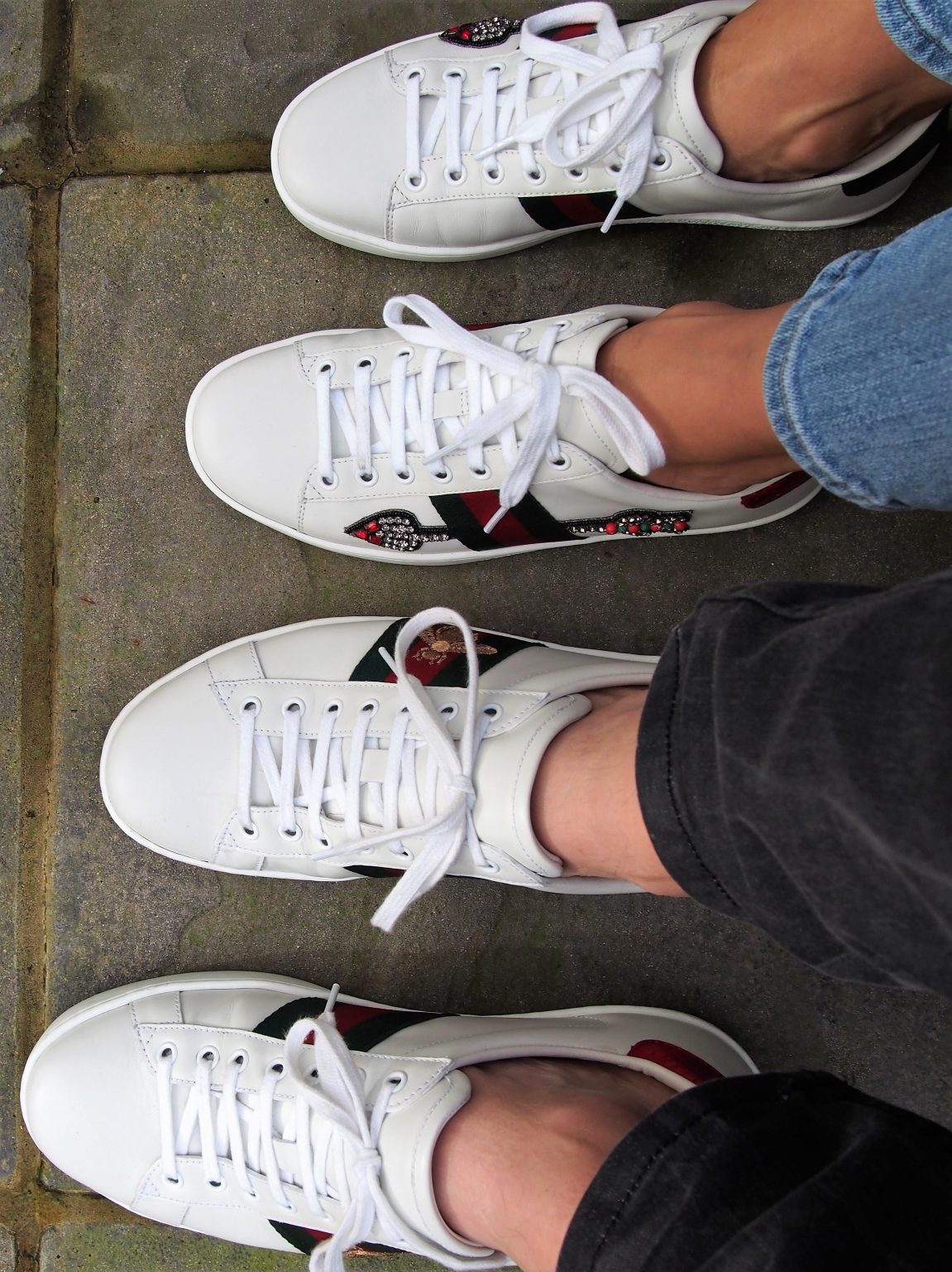 clean gucci ace sneakers