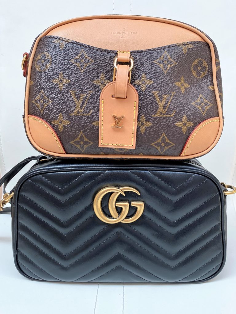 Gucci Marmont bag vs Deauville comparison